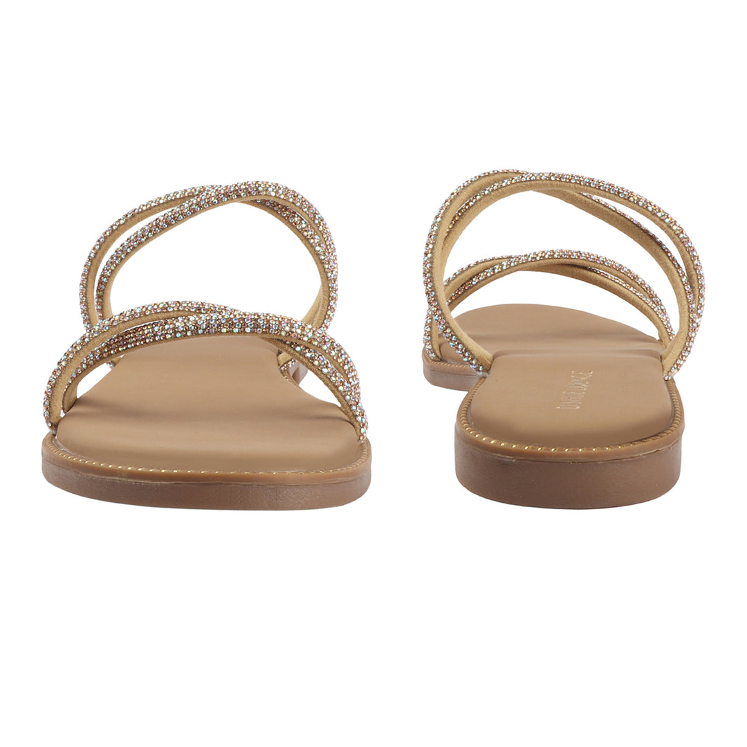 Embellished Flat Slippers