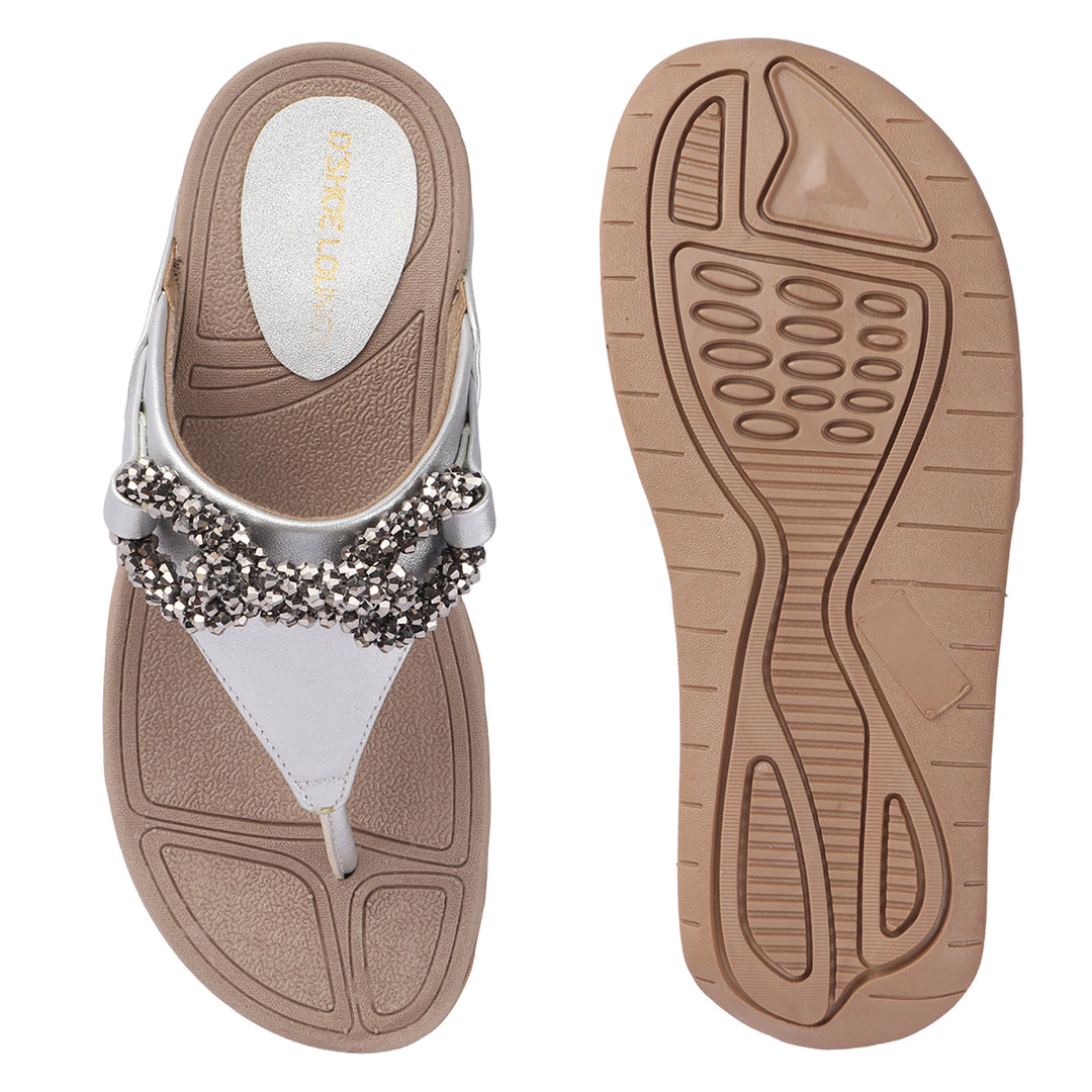 Stylish Toe-Ring Flip Flops