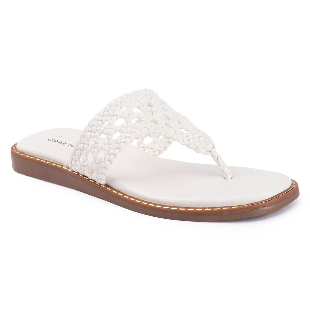 Woven Strap Casual Flats