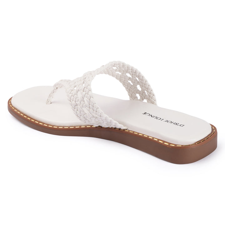 Woven Strap Casual Flats
