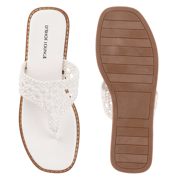 Woven Strap Casual Flats