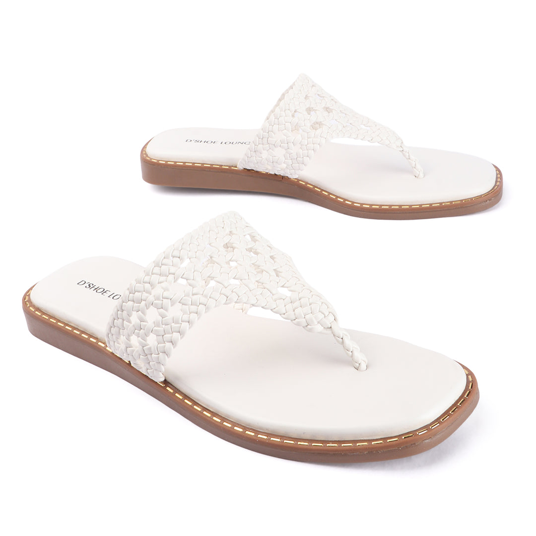 Woven Strap Casual Flats