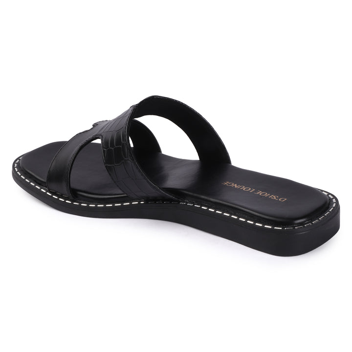 H Strap Casual Flats