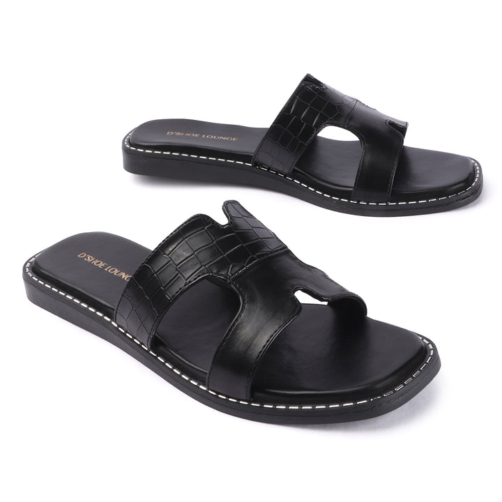 H Strap Casual Flats