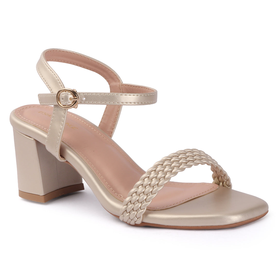 Ankle Strap Party Block Heels