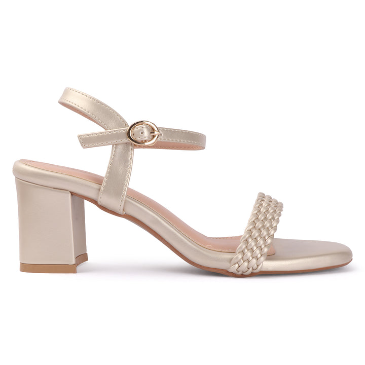 Ankle Strap Party Block Heels