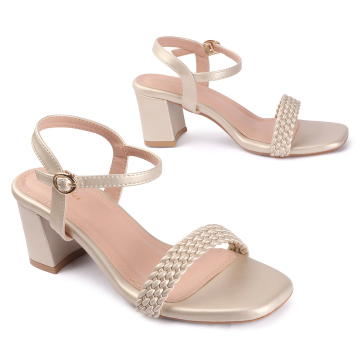 Ankle Strap Party Block Heels