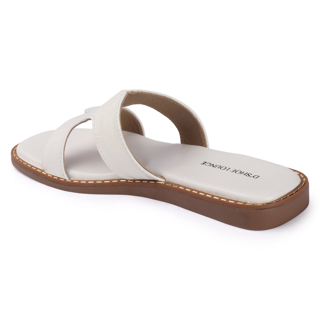 H Strap Casual Flats