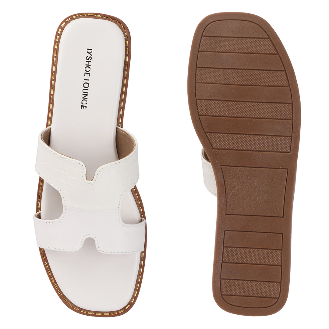 H Strap Casual Flats