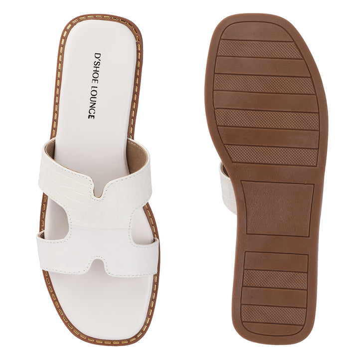 H Strap Casual Flats