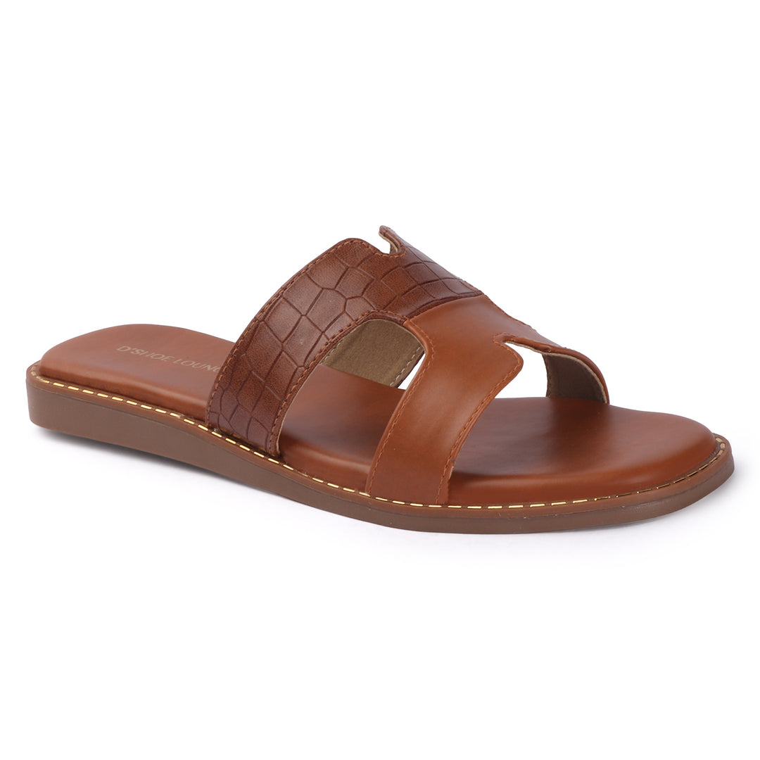 H Strap Casual Flats