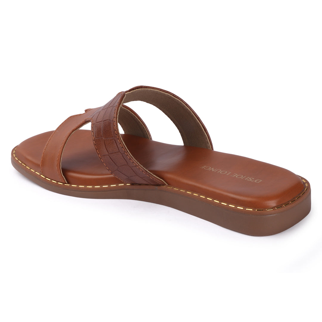 H Strap Casual Flats