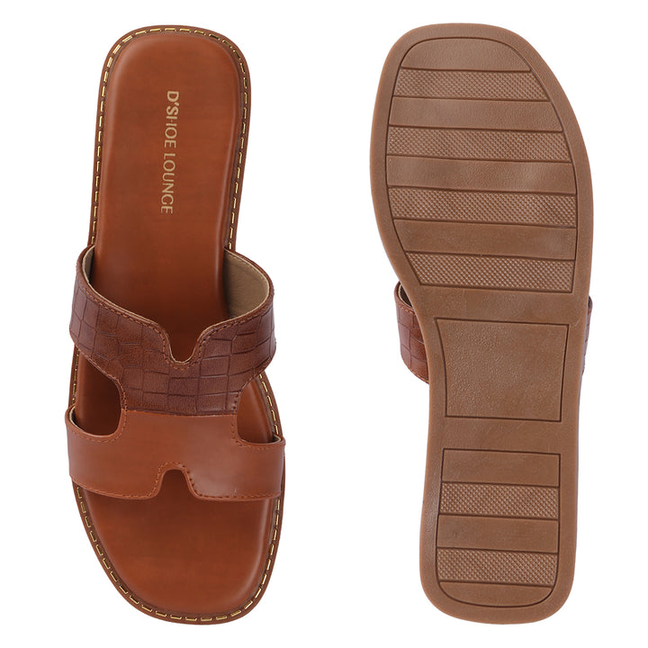 H Strap Casual Flats
