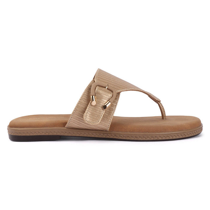 Champagne Gold Slingback Sandals