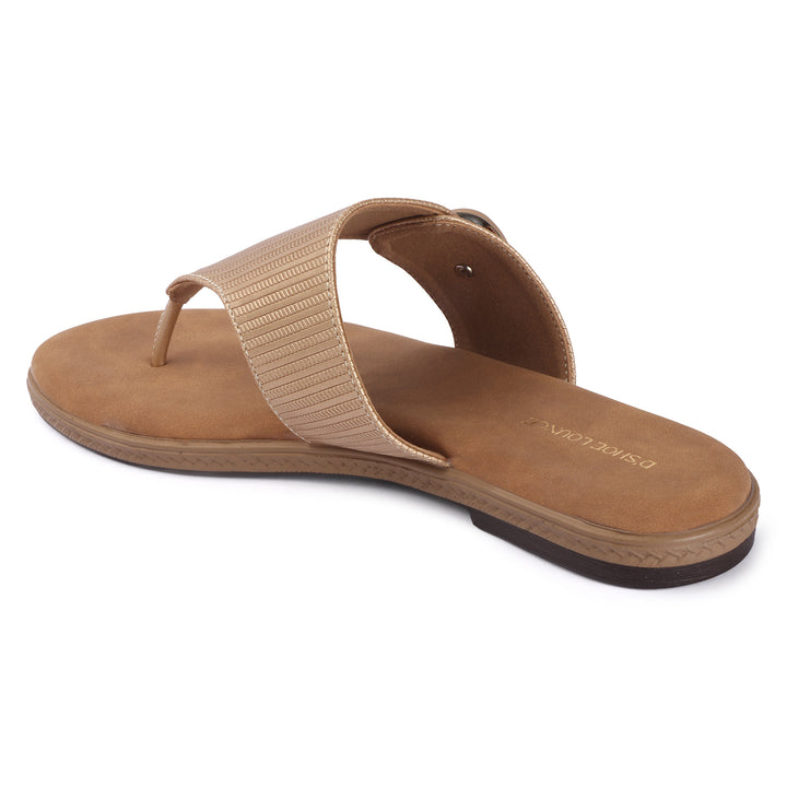 Champagne Gold Slingback Sandals