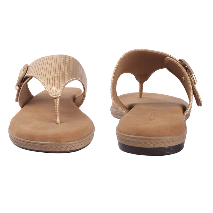 Champagne Gold Slingback Sandals