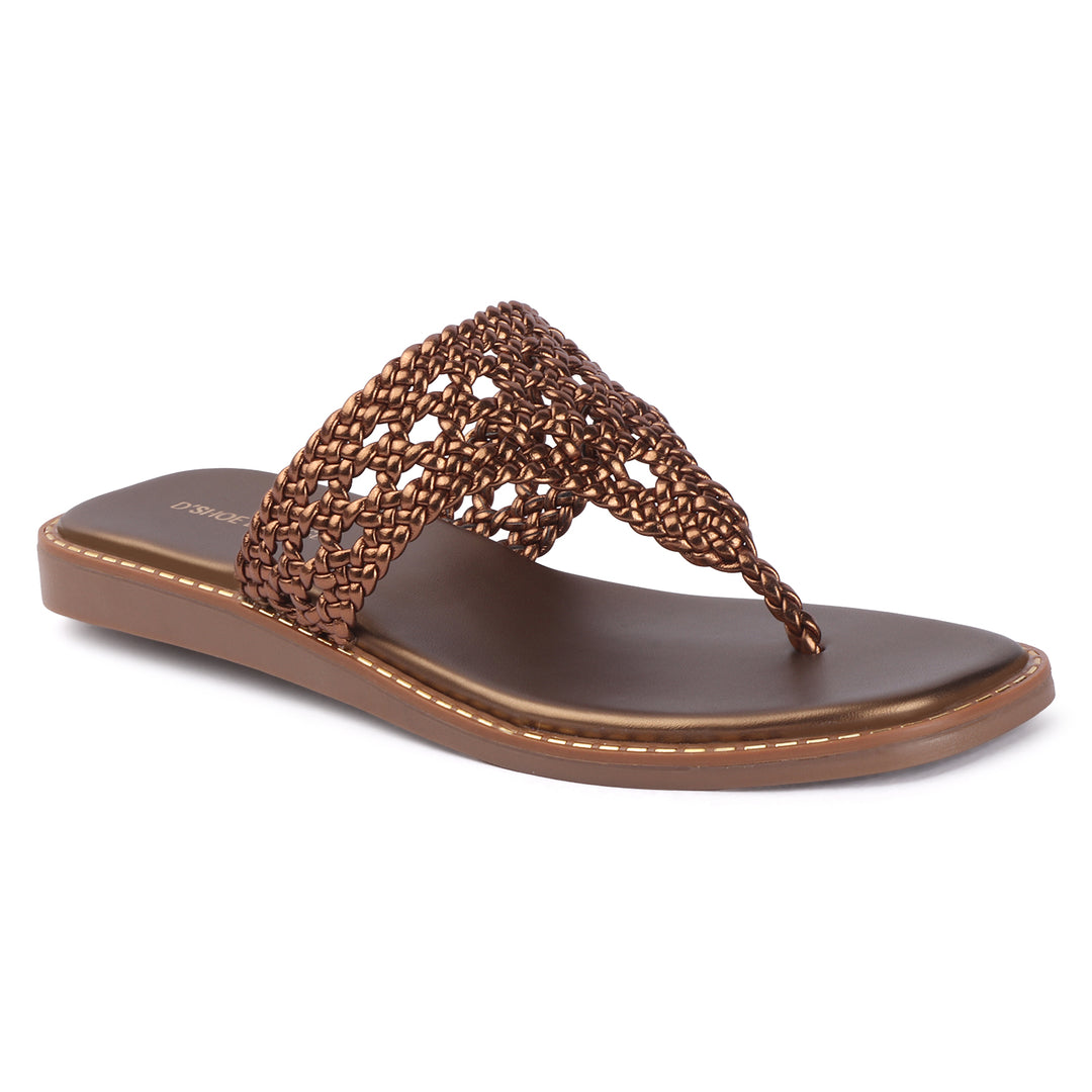 Woven Strap Casual Flats
