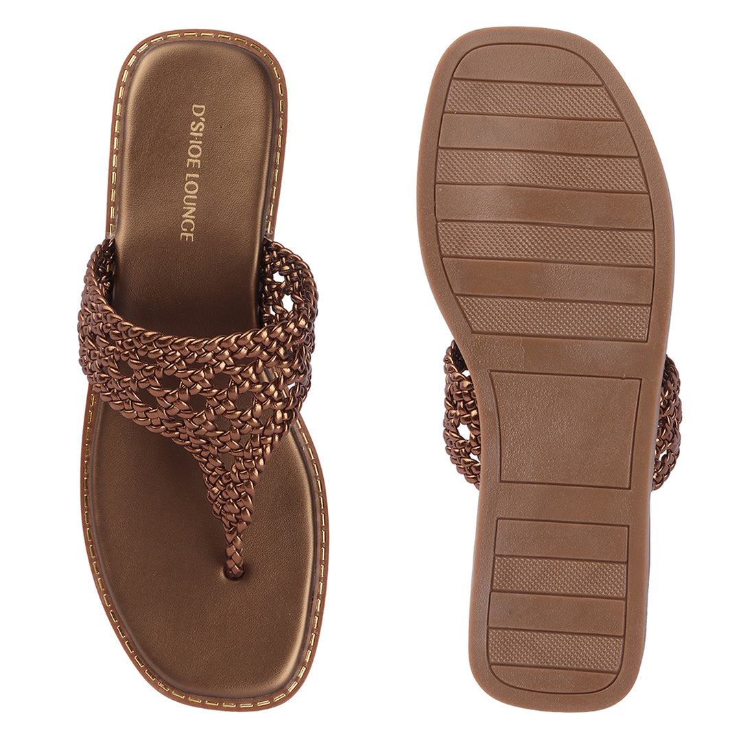 Woven Strap Casual Flats