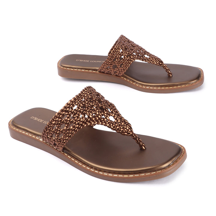 Woven Strap Casual Flats