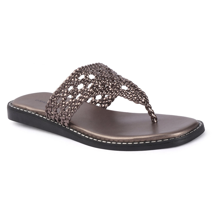 Woven Strap Casual Flats