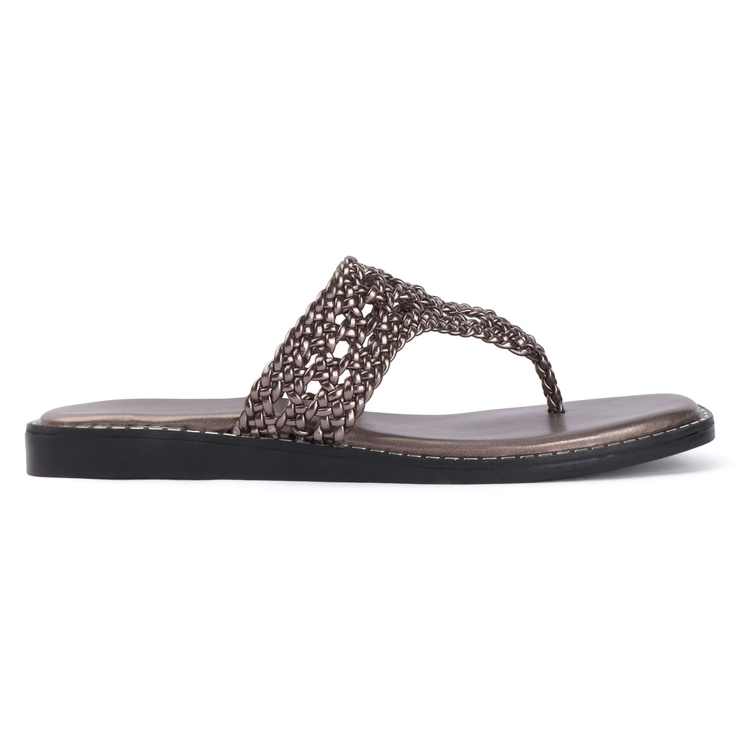 Woven Strap Casual Flats