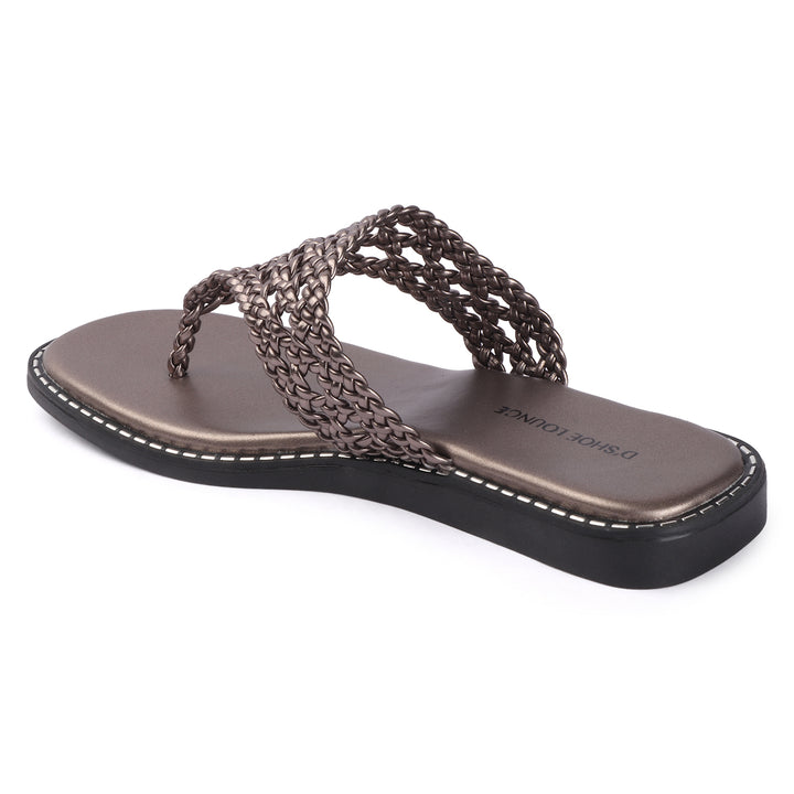 Woven Strap Casual Flats