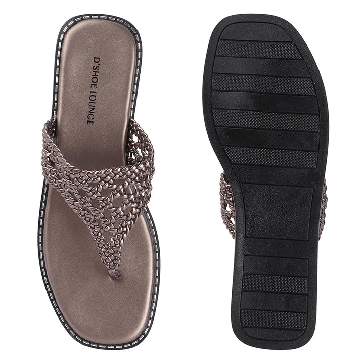Woven Strap Casual Flats