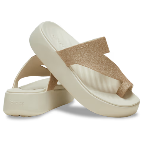 Getaway Platform Glitter Toe Loop