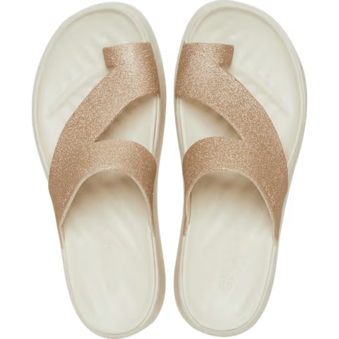 Getaway Platform Glitter Toe Loop