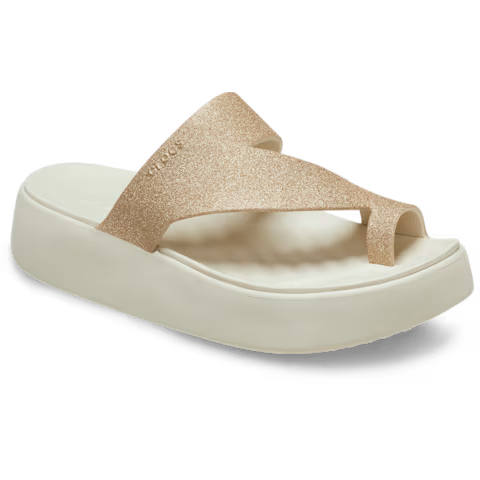 Getaway Platform Glitter Toe Loop